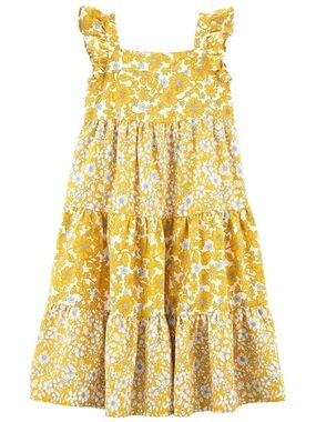 CARTER'S Girl Floral Linen Dress 10 YRS NWT